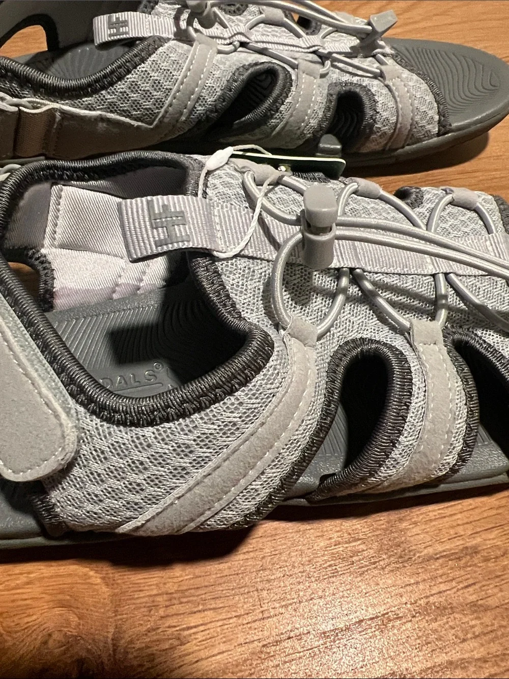 Hike Footwear HF Baresandals Grey Barefoot Sandals 9/9.5 NWT