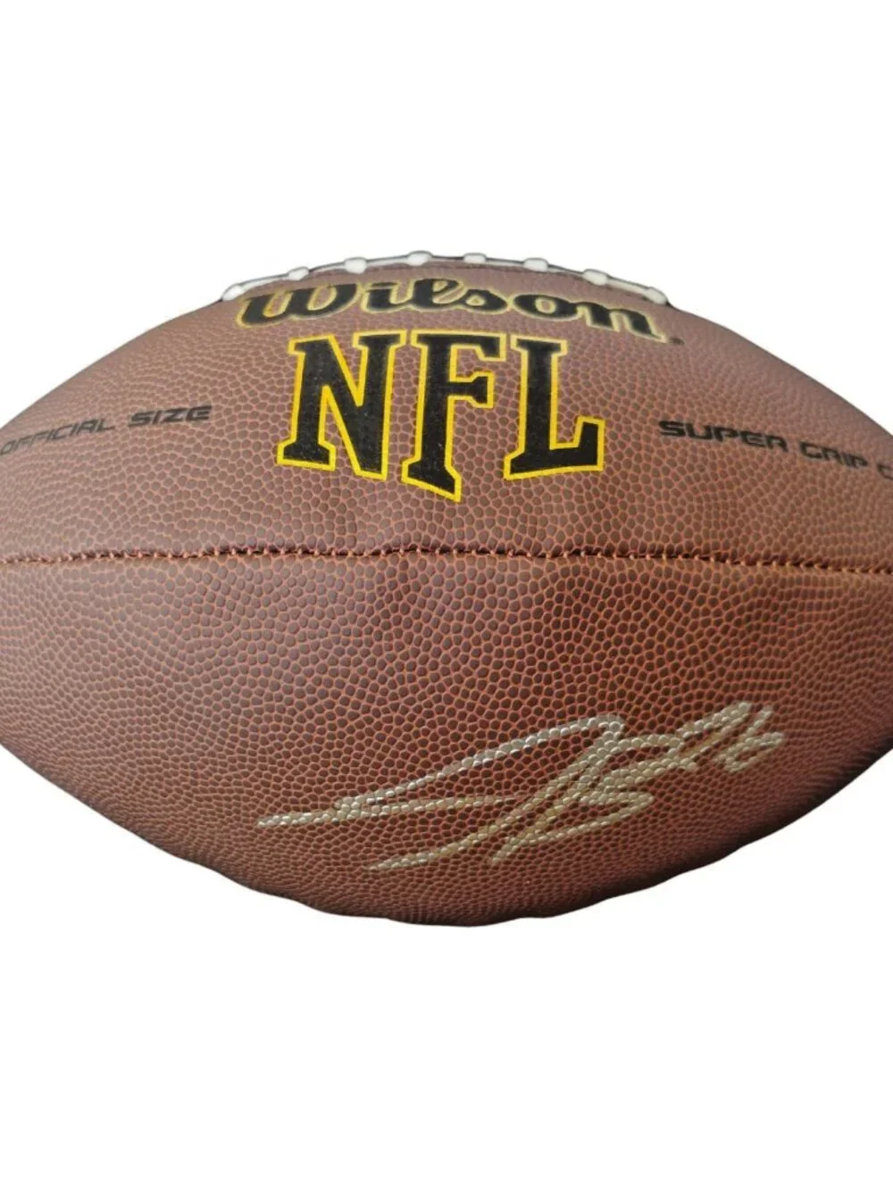 LeVeon Bell Signed Wilson NFL Football Steelers Chiefs BAS Proof COA