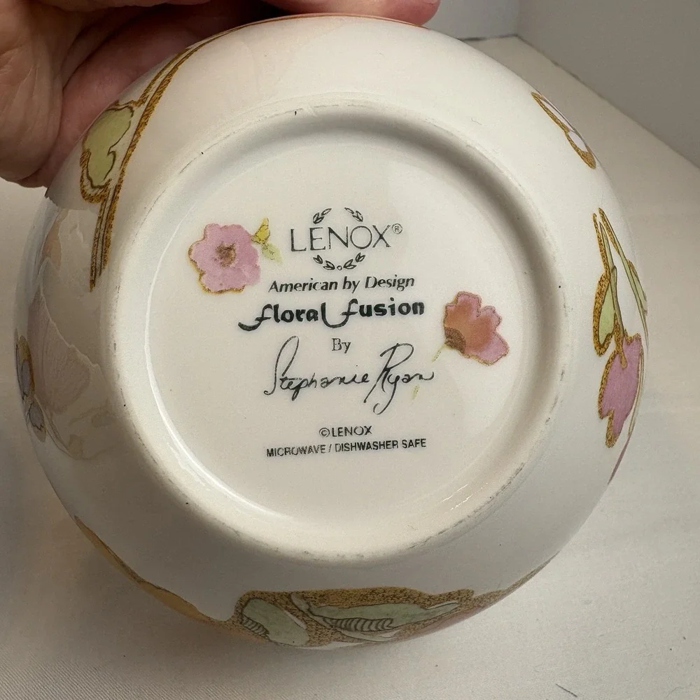 Lenox Floral Fusion All Purpose Bowl 5 7/8” Stephanie Ryan