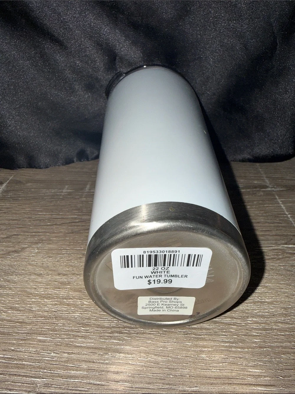 PURE White 22 oz “Funny Water” Tumbler