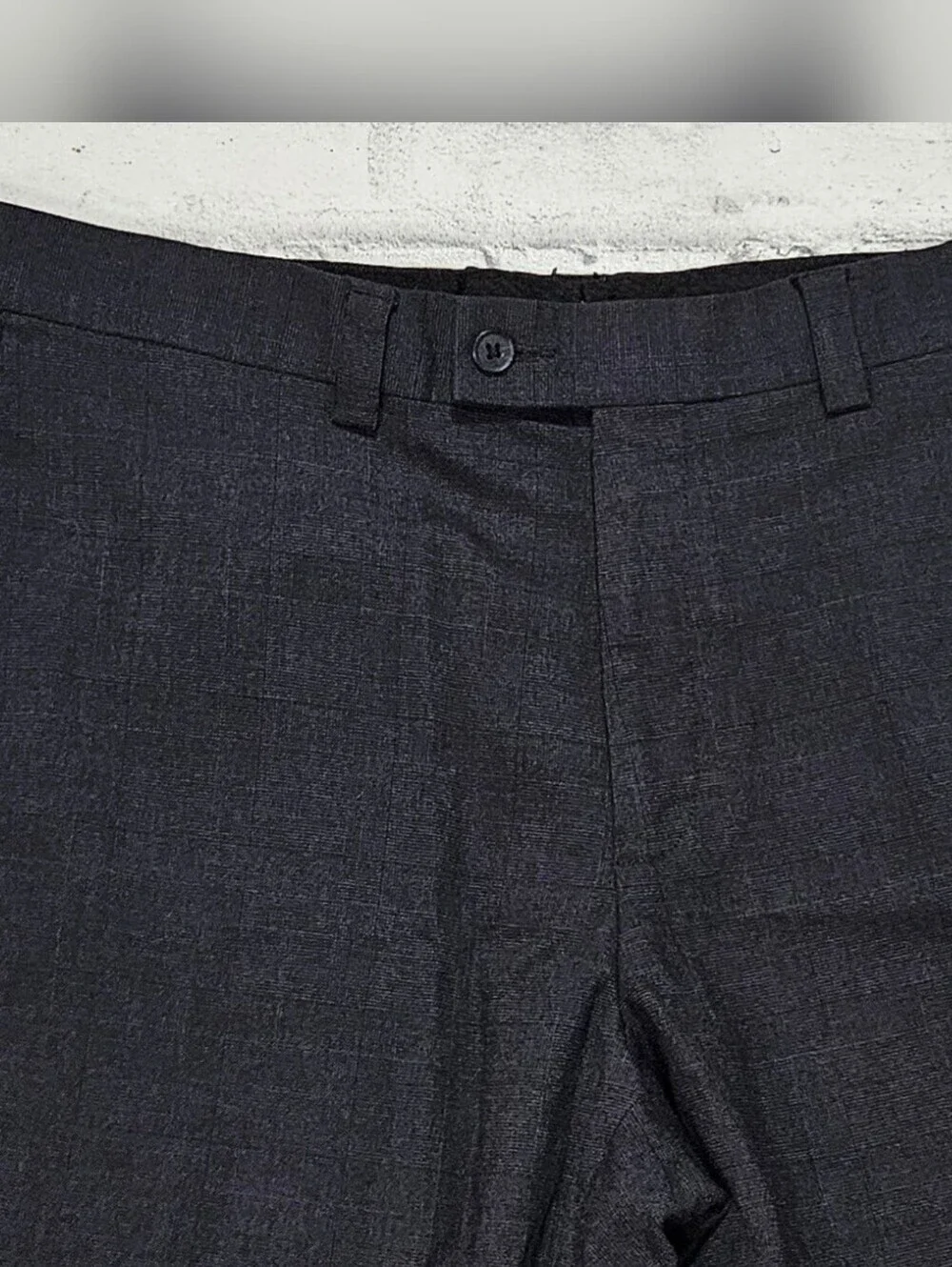 Haggar Charcoal Dress Pants Classic Fit Flat Front Men's 38
