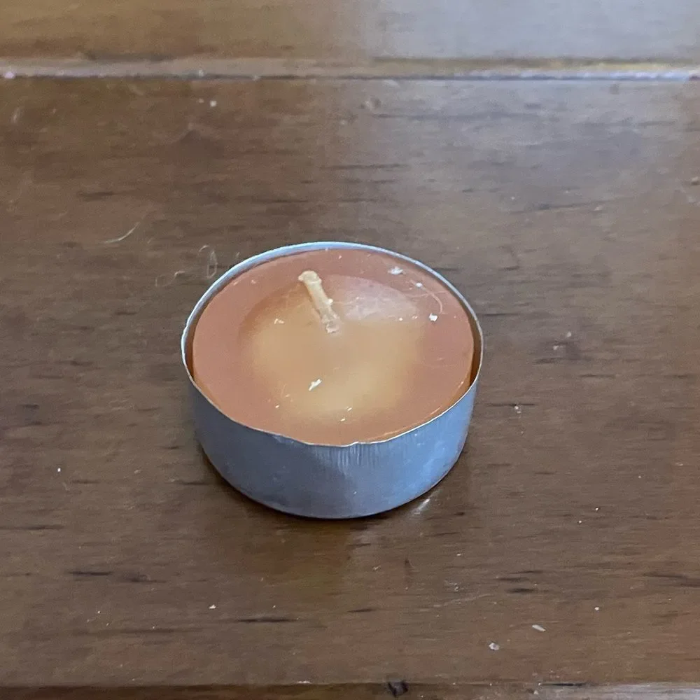 New Orange Tea Lights Candle