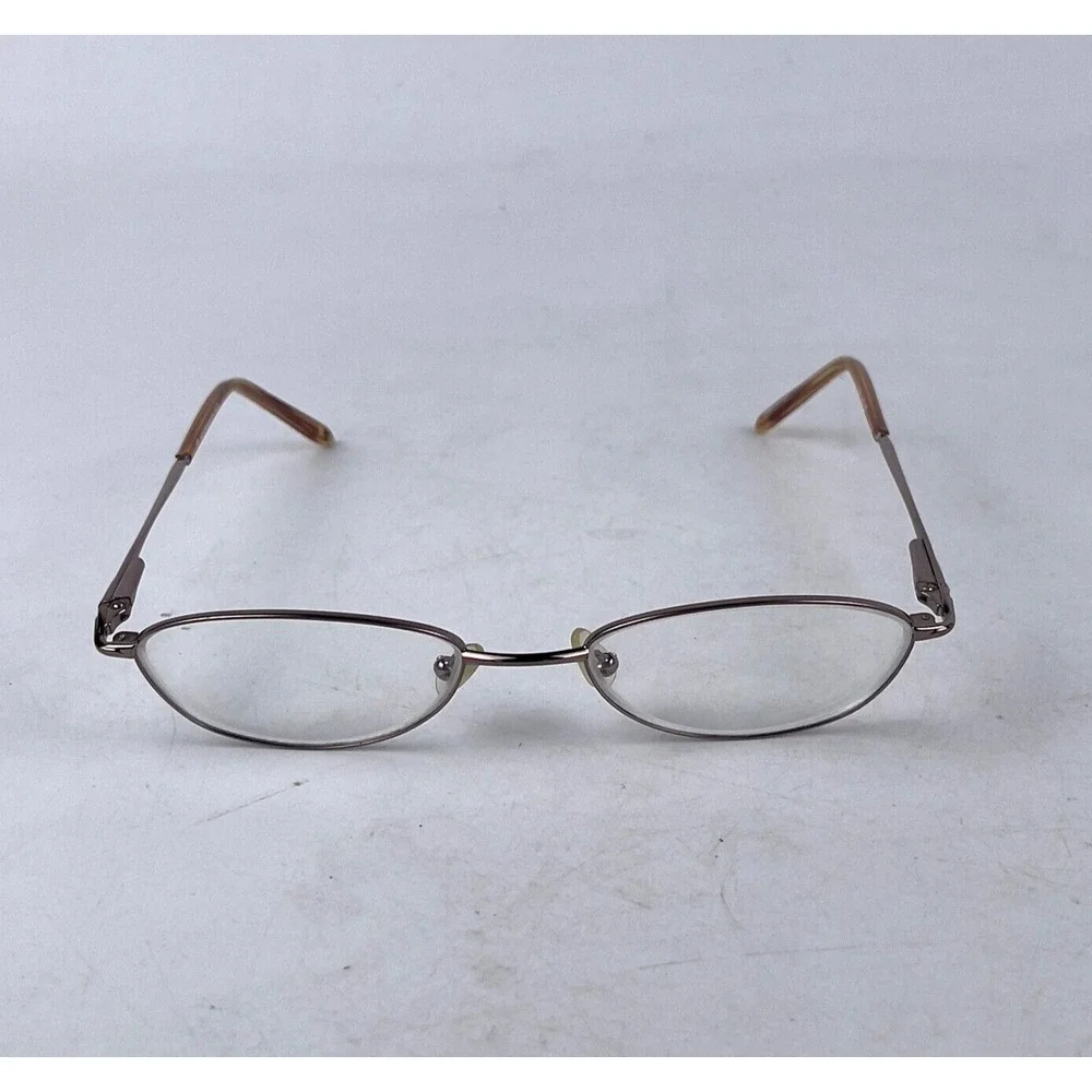 LIZ‎ CLAIBORNE L201 UU3 Eyeglasses Frame Womens Brown Metal Full Rim 51-18-135