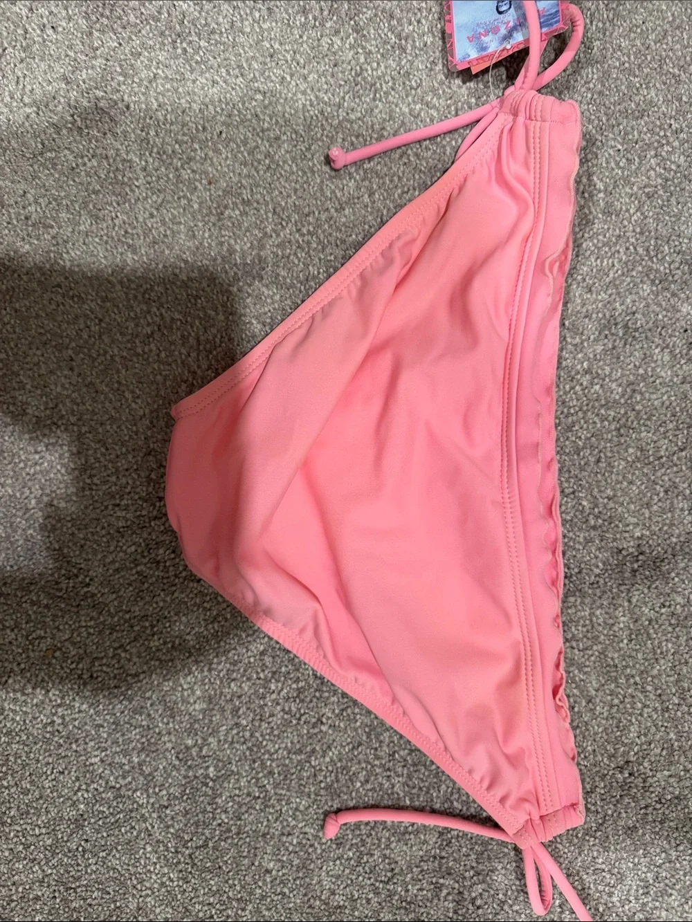 Girls' Pink Ruffle Bikini Two-Piece Swimsuit