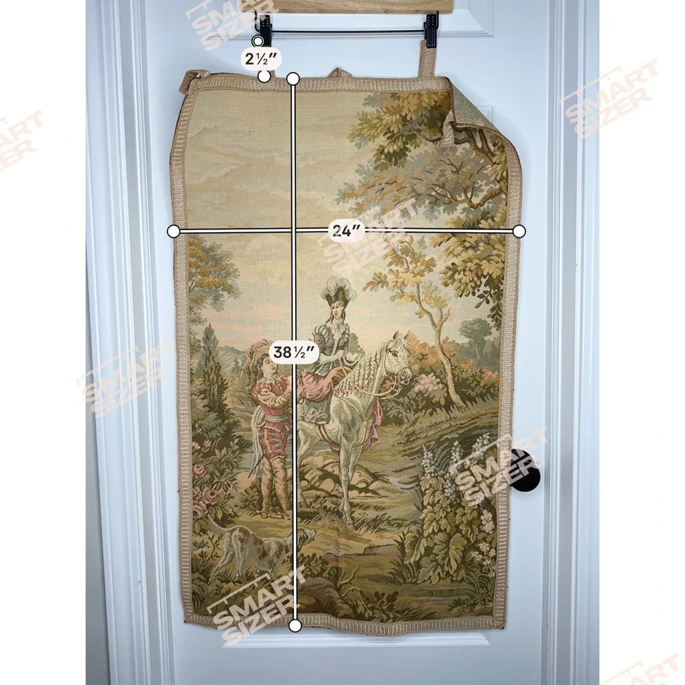 VTG French Country Tapestry Wall Hanging Cottagecore Victorian‎ Decor Romantic