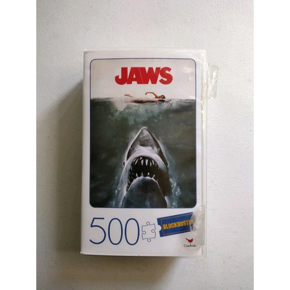 Jaws Movie Blockbuster DVD VHS Rental Box 500 Piece 24