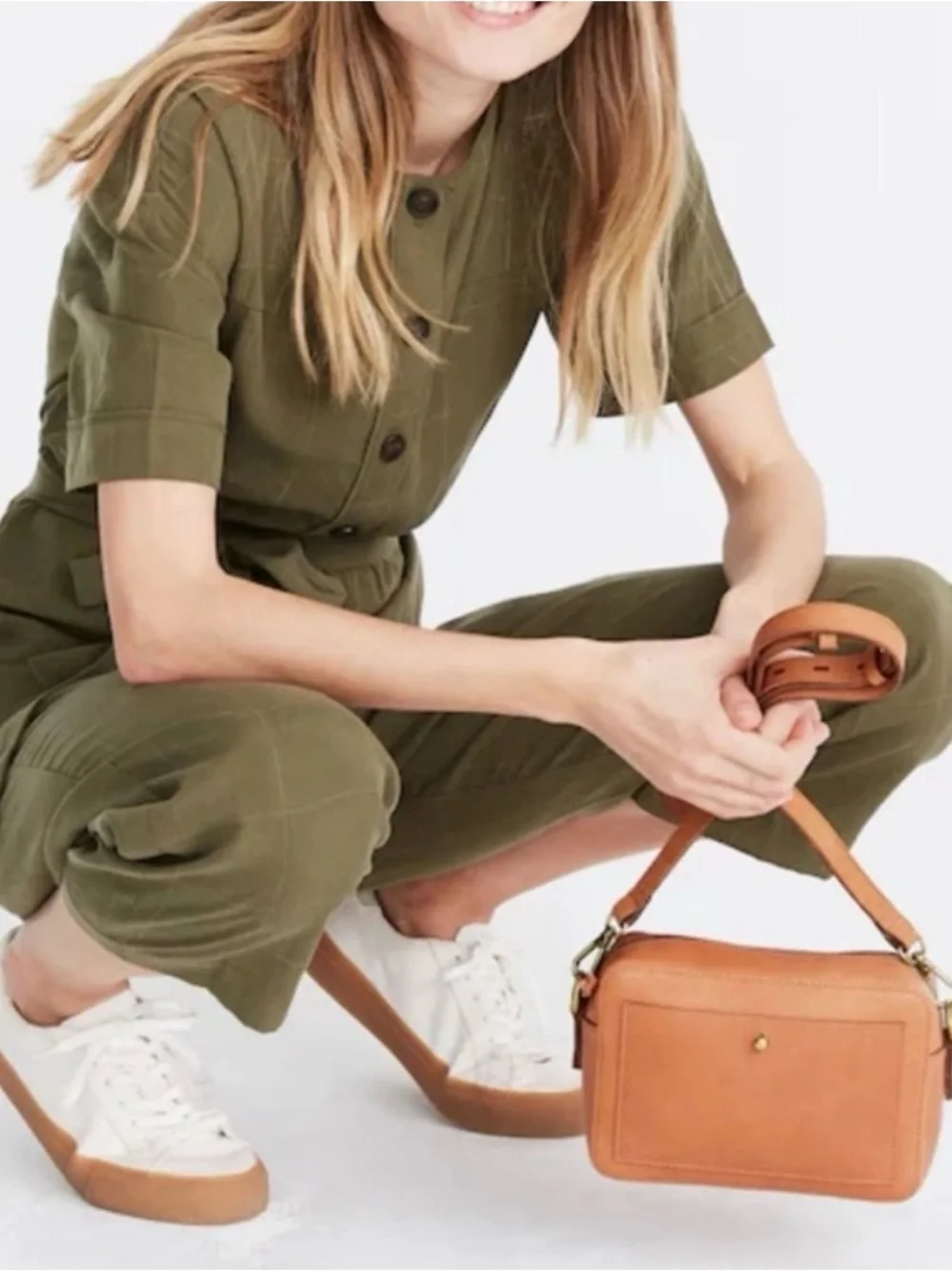 Madewell The Transport Camera Crossbody Leather Bag