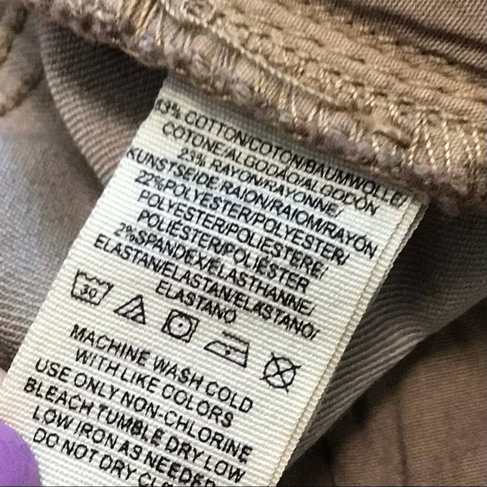 Free People Brown Mid Rise Destroyed Skinny Jeans 31