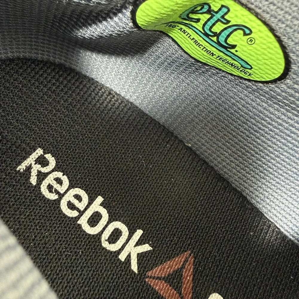 Reebok Lifter 2.0 CrossFit Weightlifting Shoes Gray/Yellow Low Top Dual Strap 10