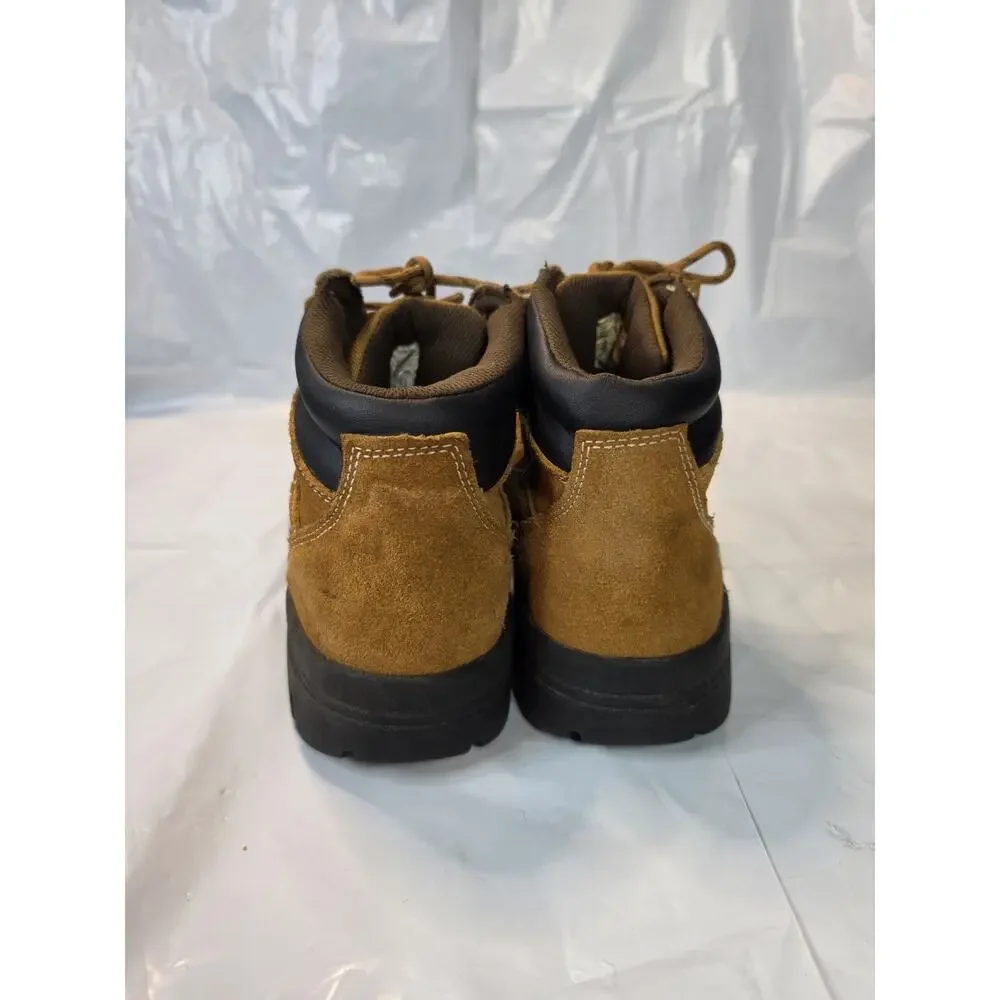 Men's Brahma Work BootsMNBR20CA002 Brown Suede Steel Toe Work Boot Shoe 13M