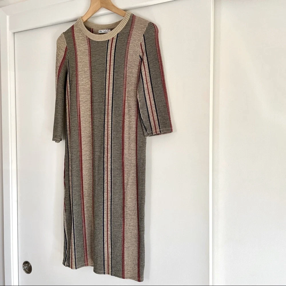 Zara striped dress