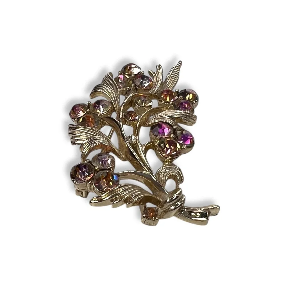 Lisner Jewelry floral borealis thanks