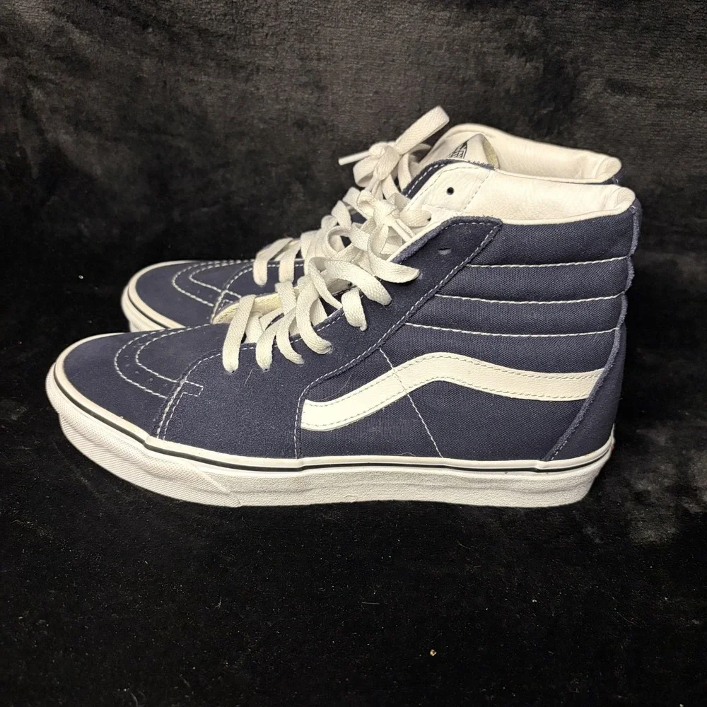 Vans Sk8-Hi Unisex M8.5/W10 Skateboarding‎ Shoes Grisaille True White Sneakers