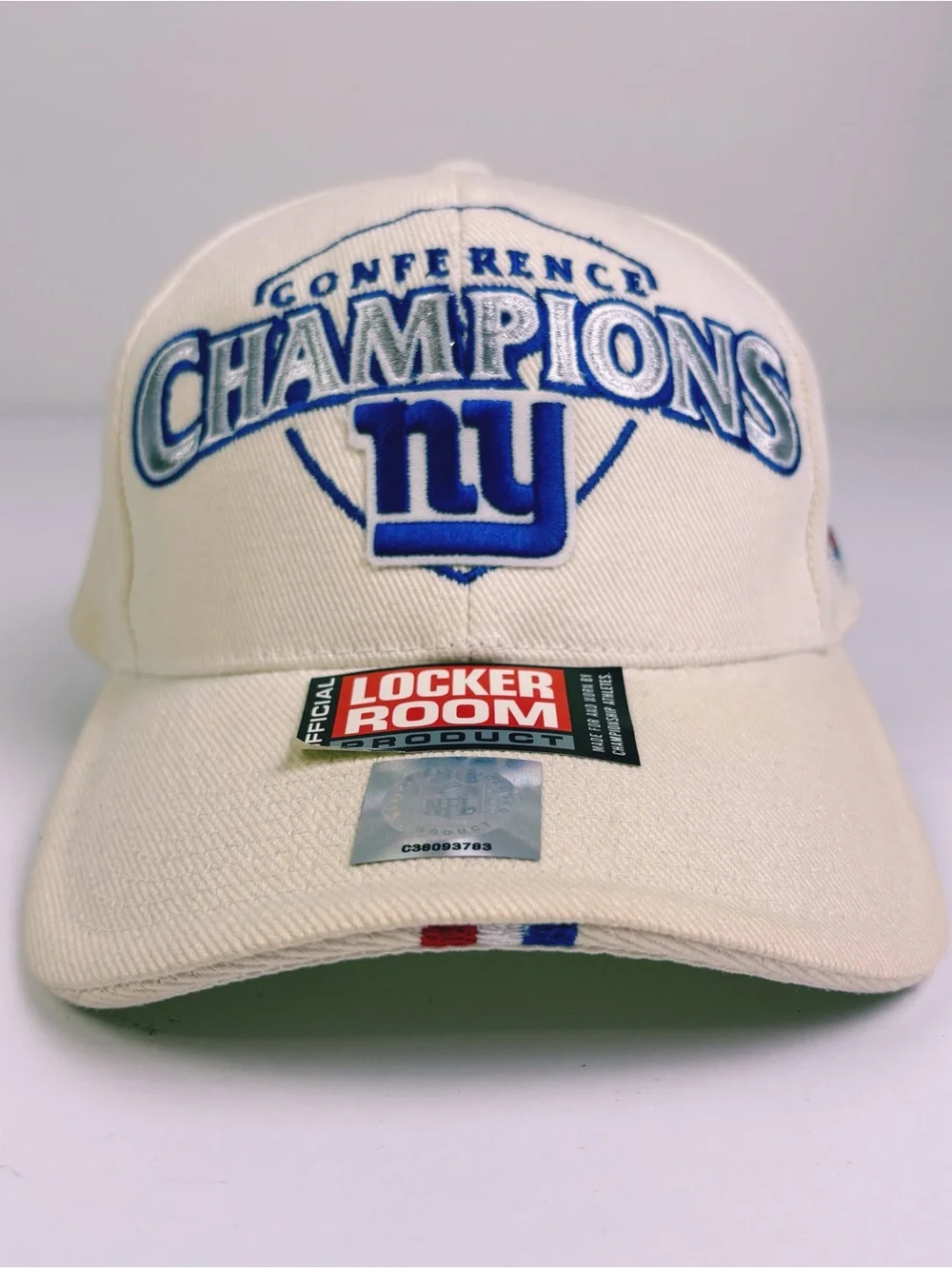 NY Giants 2007 NFC Champions Super Bowl XLII Locker Room Hat Cap NFL OSFA