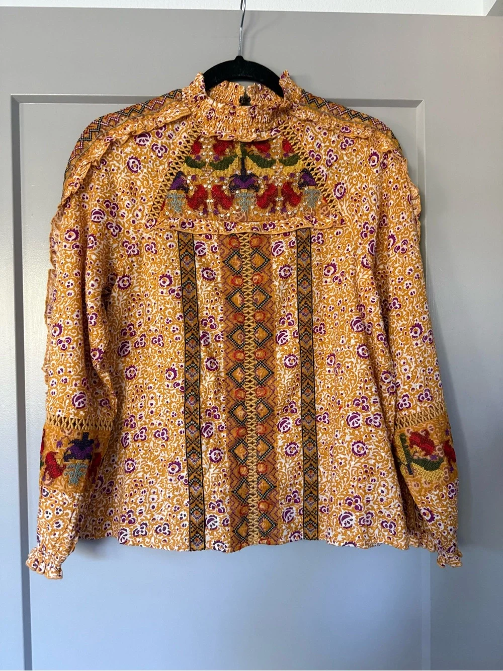 Maeve anthropologie embroidered