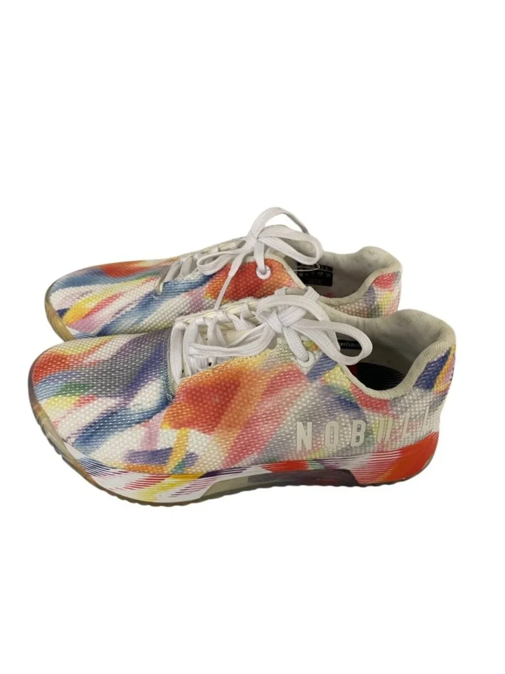 Nobull Journey Unisex Pride Moves Training Sneakers mens 6.5 Womens 8 Multicolor