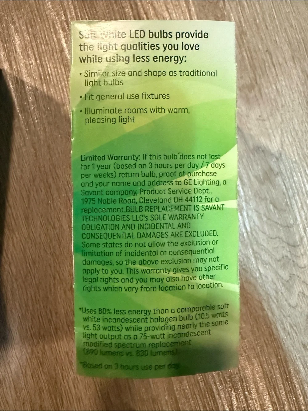 GE Daylight LED A19 2-Pack Bulbs in White (5000K)