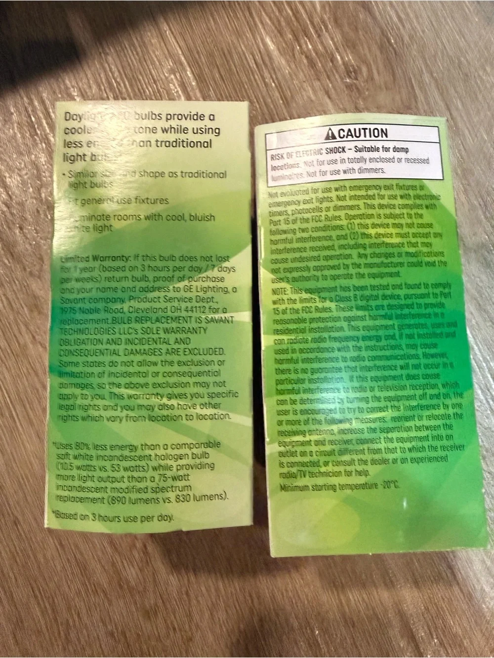 GE Daylight LED A19 2-Pack Bulbs in White (5000K)