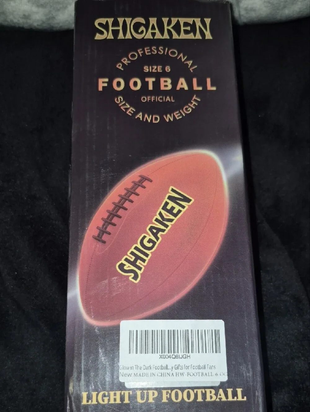 Brand New SHIGAKEN Glow-in-the-Dark Light-Up LED Football