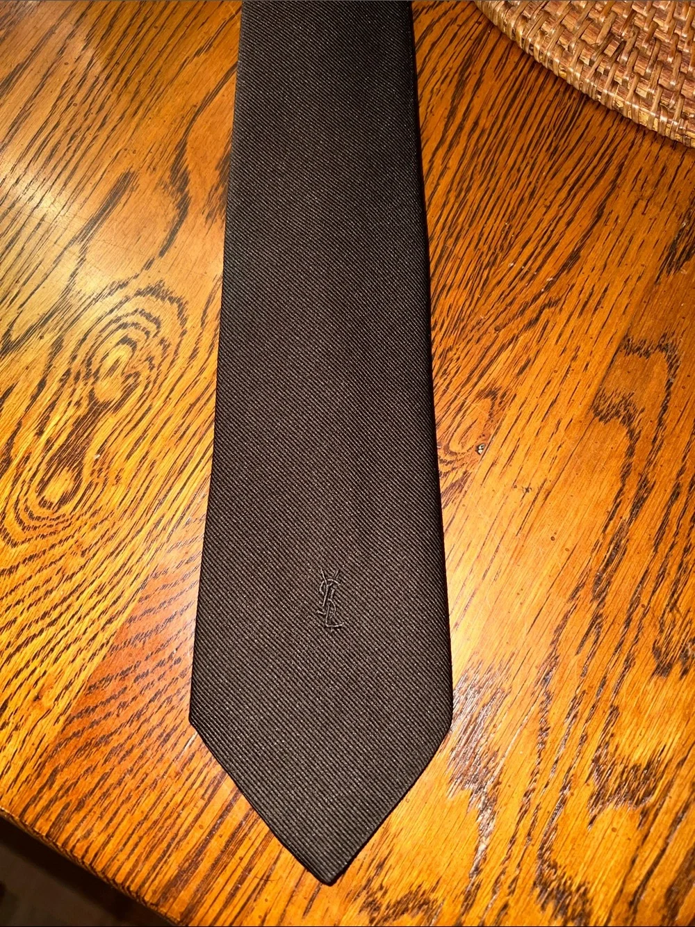 Vintage Yves Saint Laurent Solid Necktie EEEUC