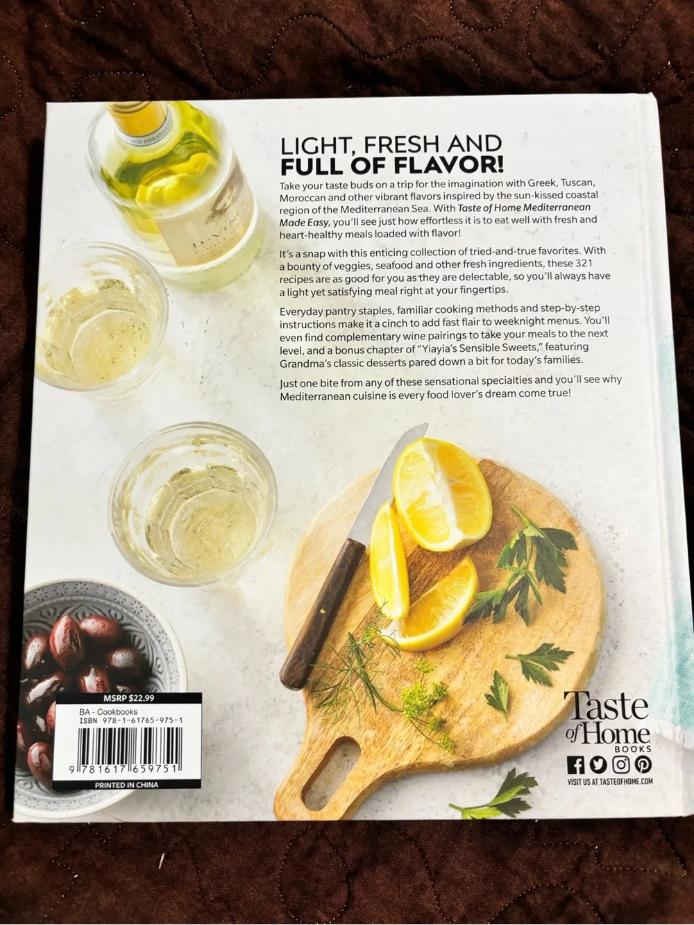 Taste Of Home cookbook fresh