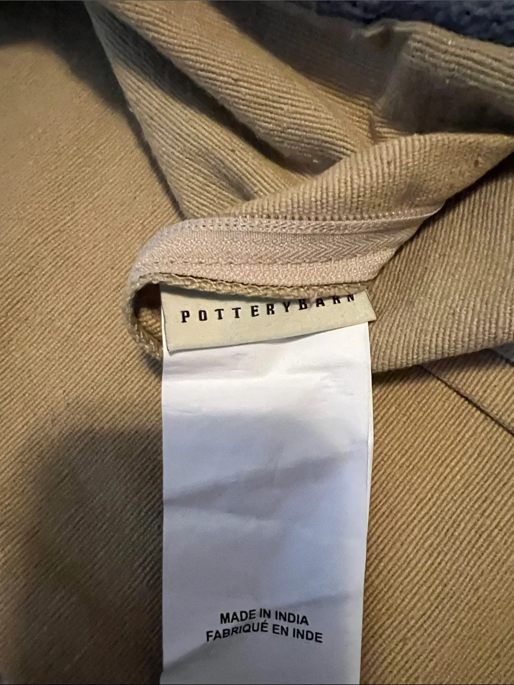 Pottery Barn textured cotton