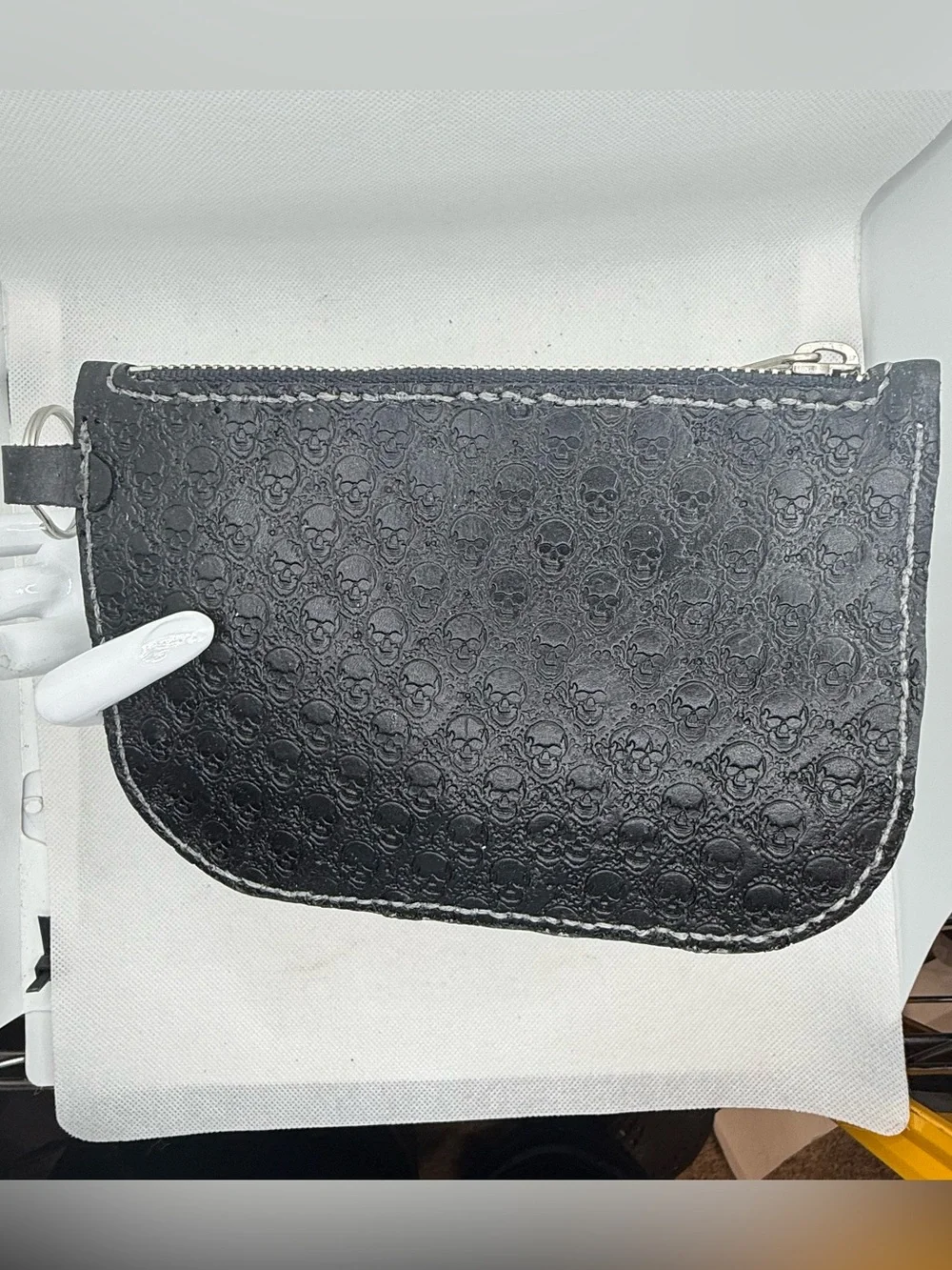 Handmade black leather