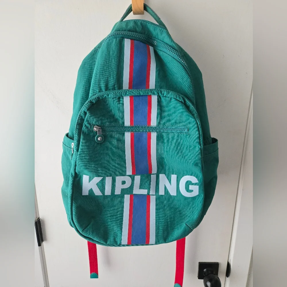 KIPLING SEOUL PINE GREEN BACKPACK 15inch
