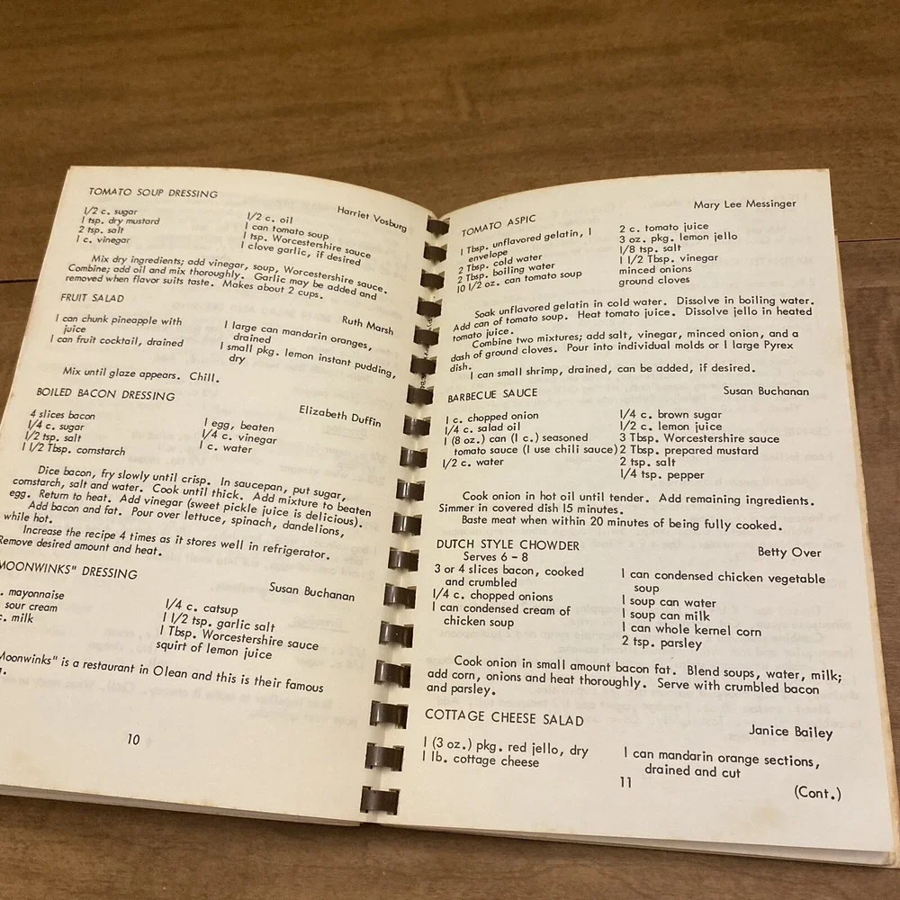 VTG Saint James Episcopal Church Regional Cookbook Vicar’s Vittles Mansfield PA