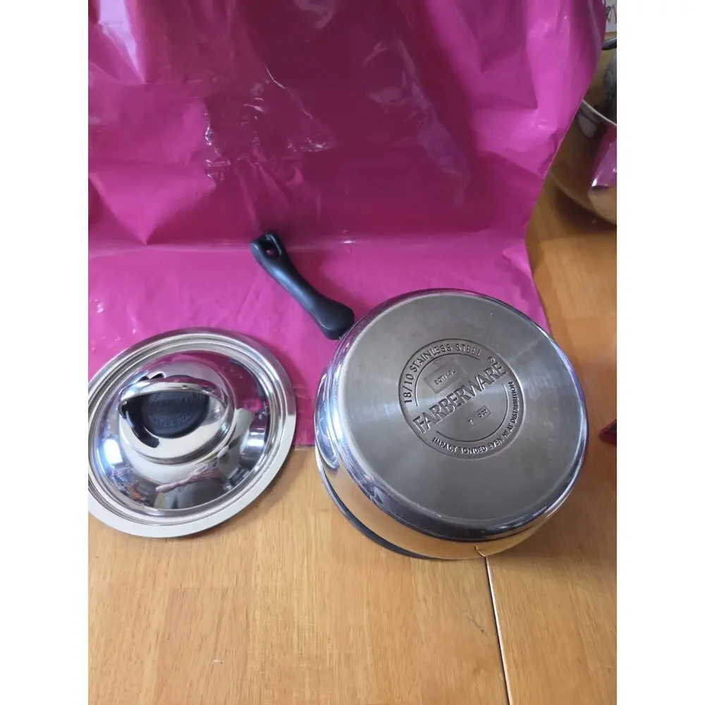 Vintage Farberware 18/10 Stainless Steel 2qt Saucepan With Lid