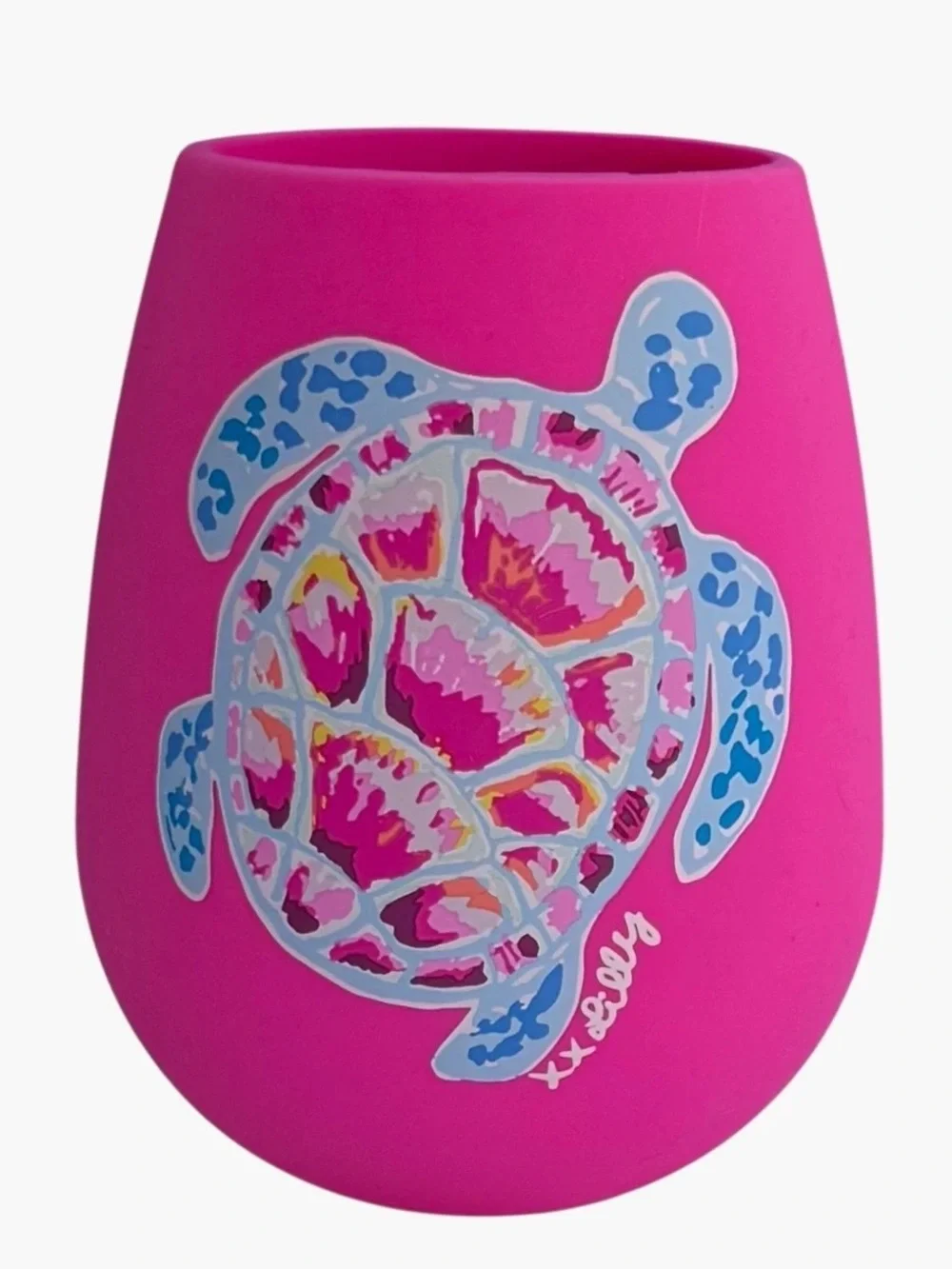 Lilly Pulitzer Silicone Wine Glass