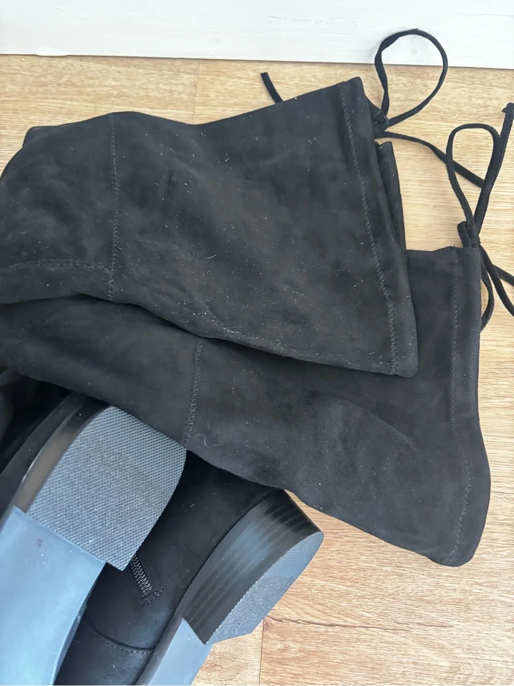 NIB A New Day Target Women's Sidney Microsuede Tall Boots Black Size 10 WC
