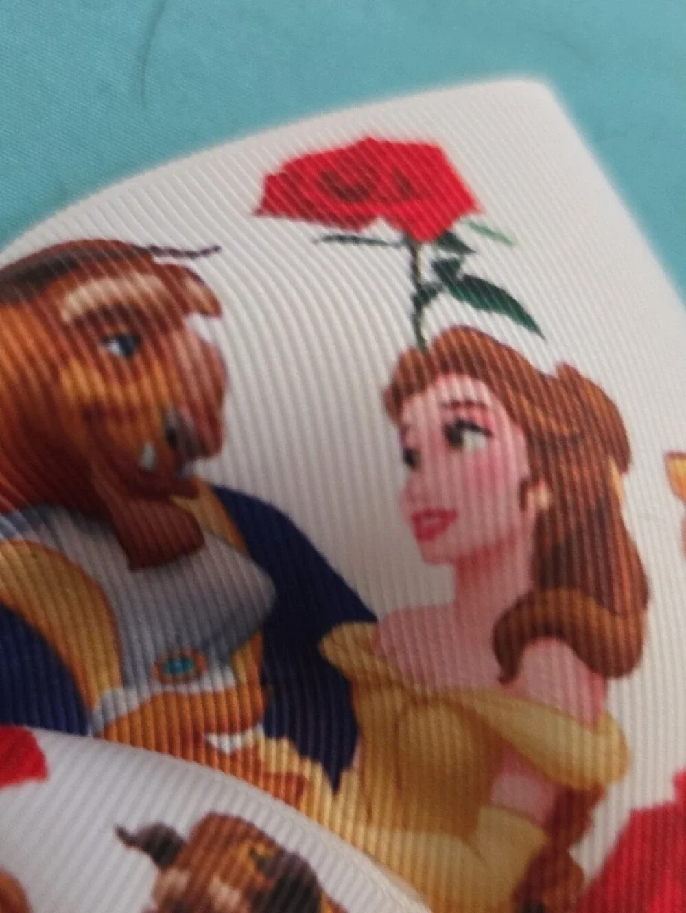 Beauty and the Beast / Disney Handmade Character Bow Hair Clip