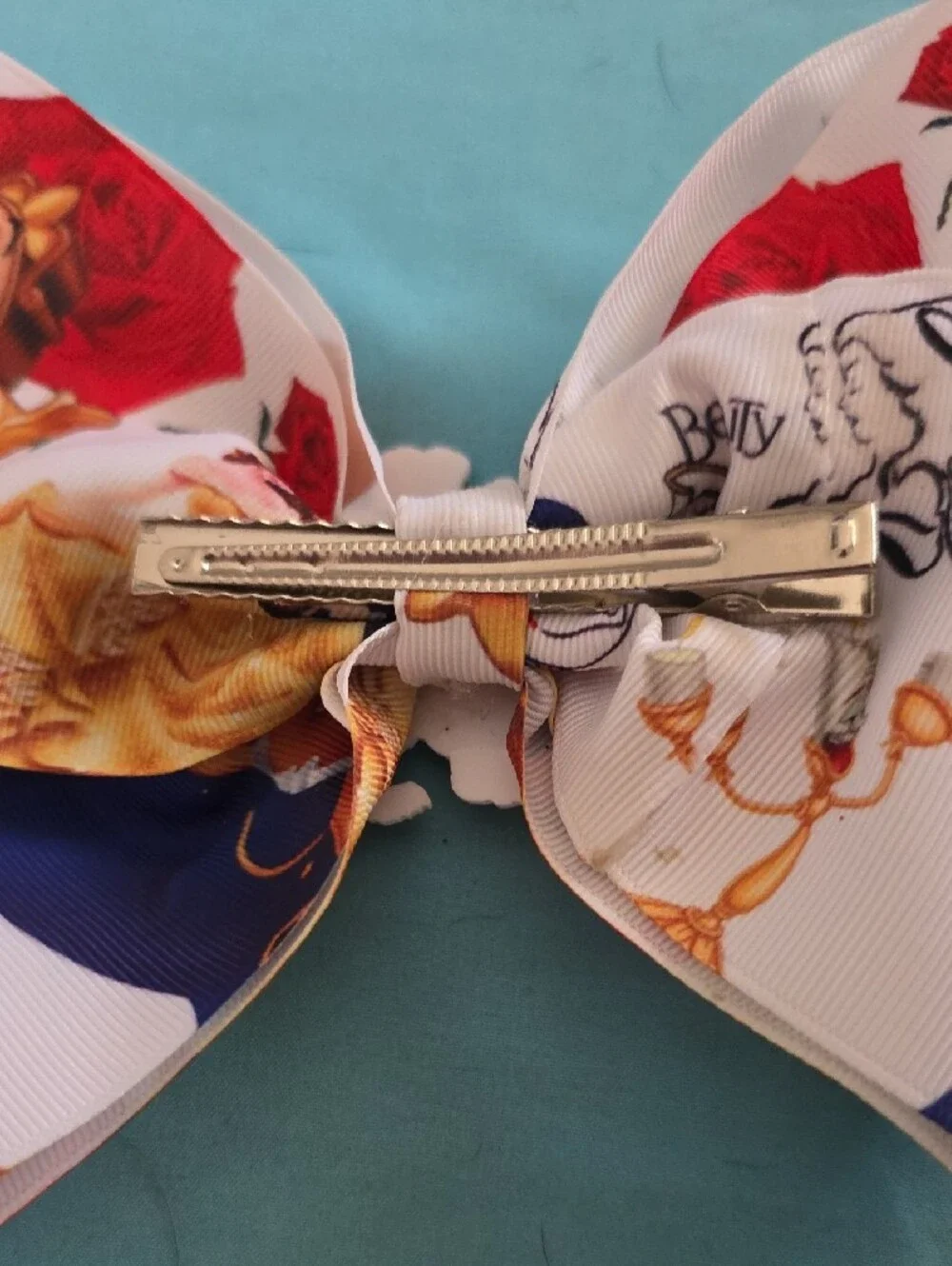 Beauty and the Beast / Disney Handmade Character Bow Hair Clip