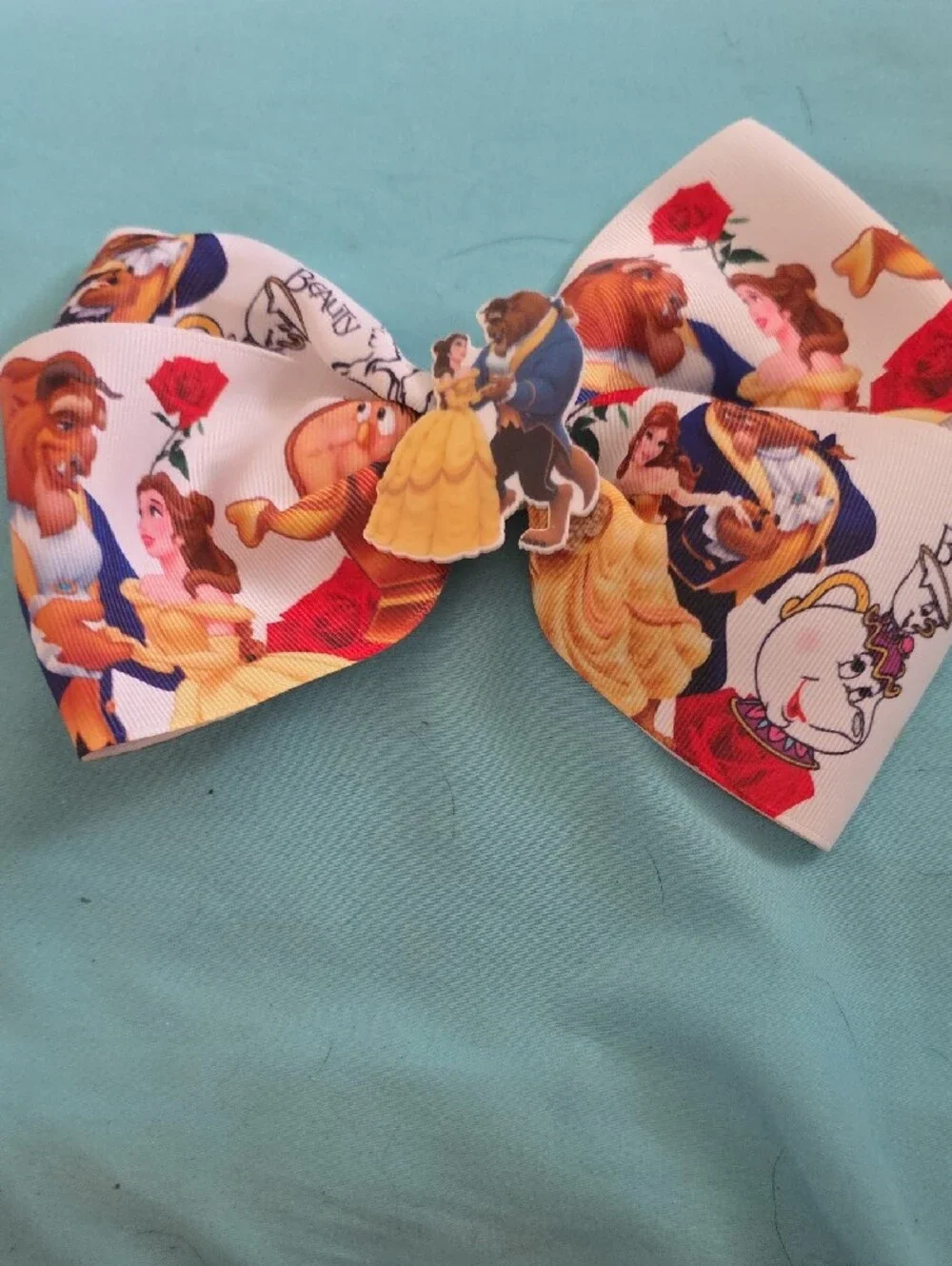 Beauty and the Beast / Disney Handmade Character Bow Hair Clip