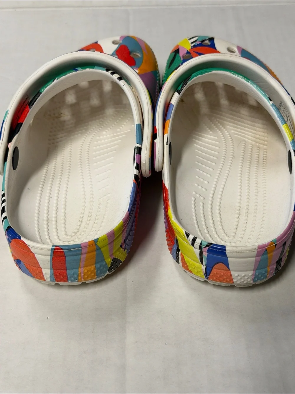CROCS colorful graphic
