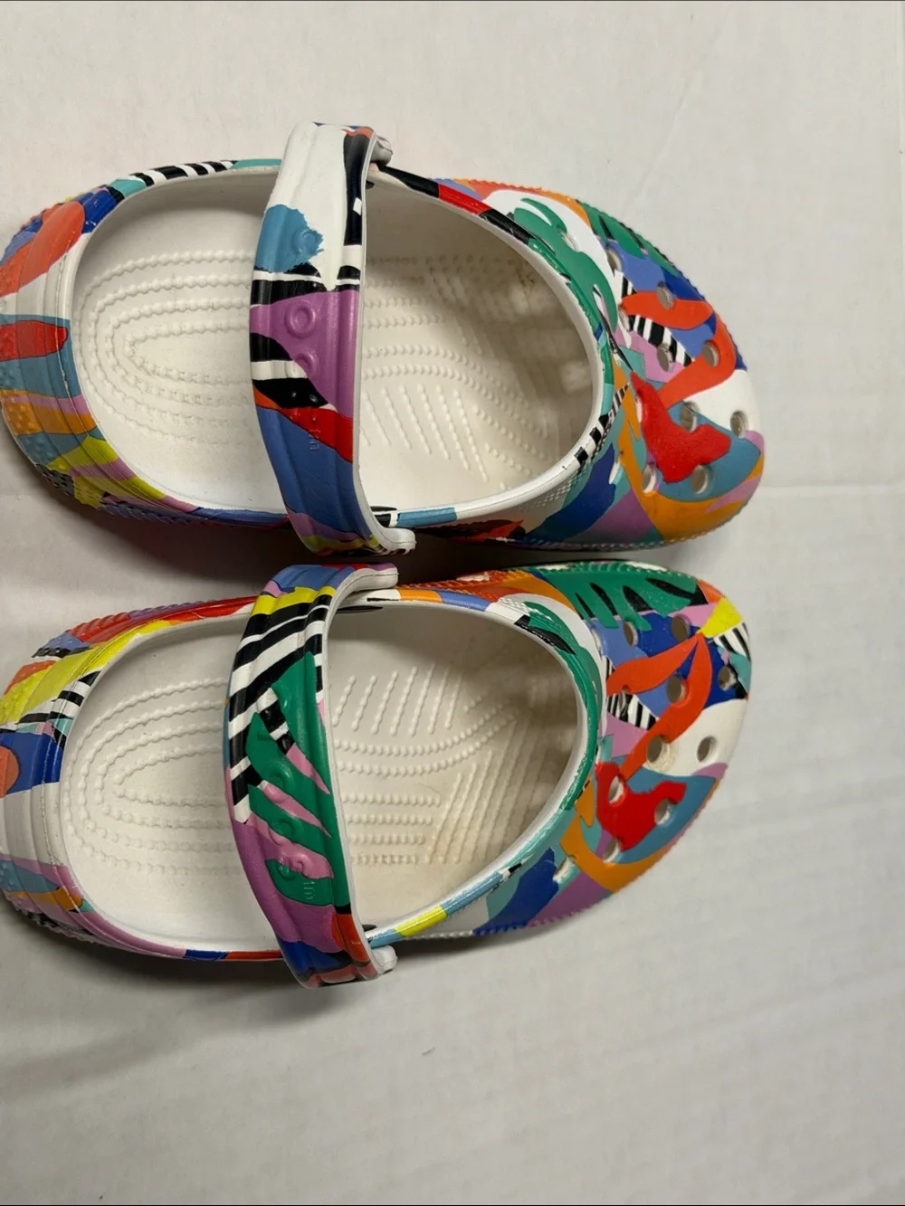 CROCS colorful graphic