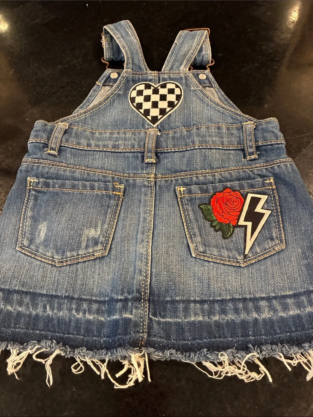 Oshkosh Game Day Kids Overall Skirt 9m