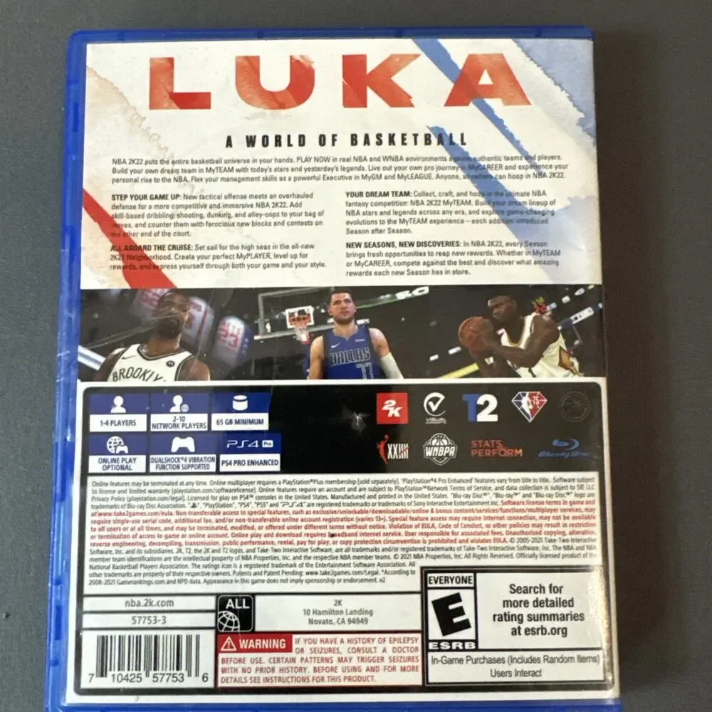 NBA 2K22 (Sony PlayStation 4 PS4, 2021)
