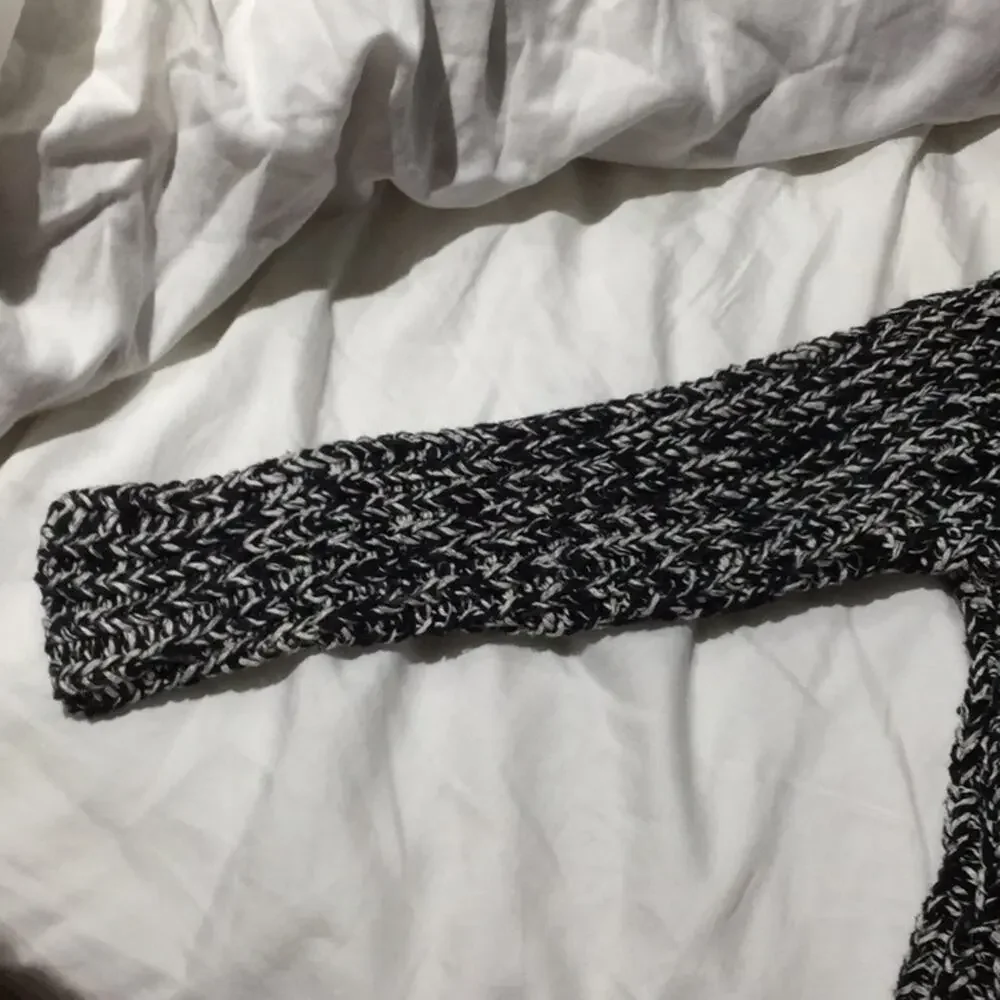 Ralph Lauren 3t Black white swing sweater nwot