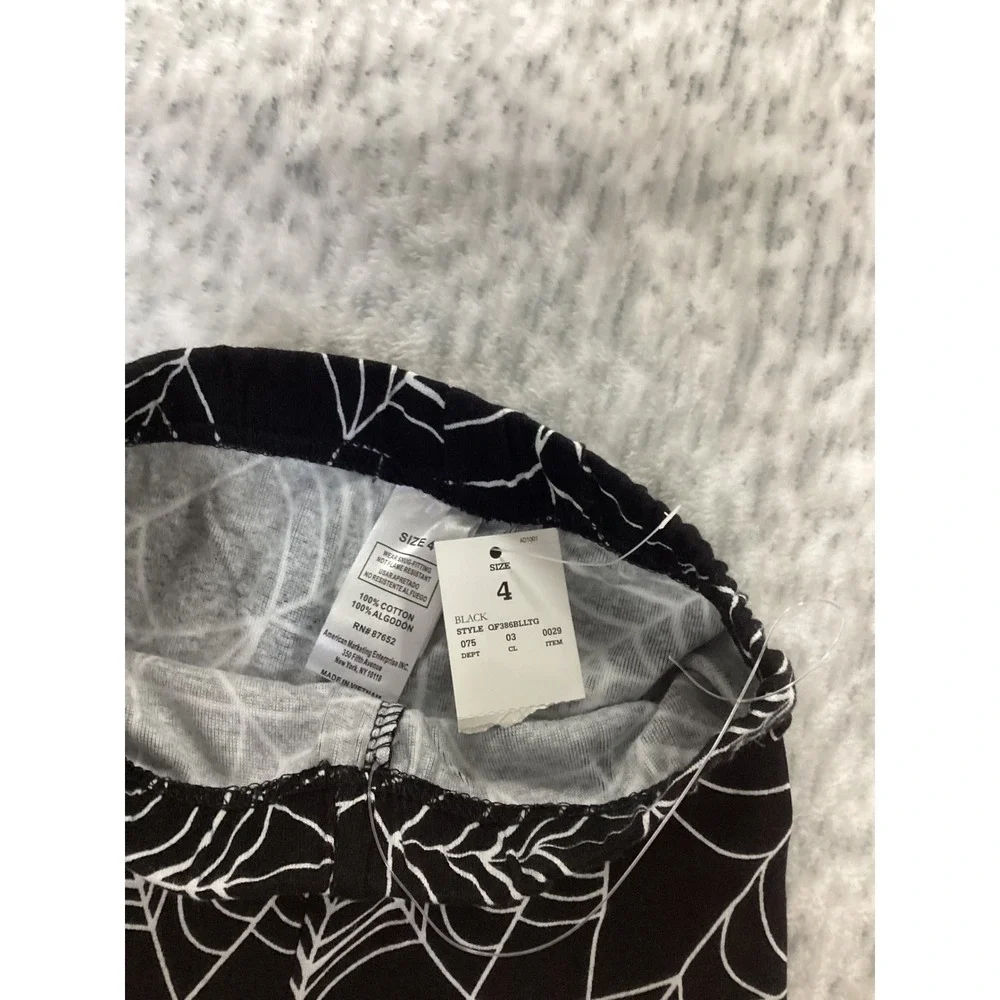 Bluey Halloween Pajama Pants Set Size 4 Mummy Spiderweb Cotton Leggings 2PK
