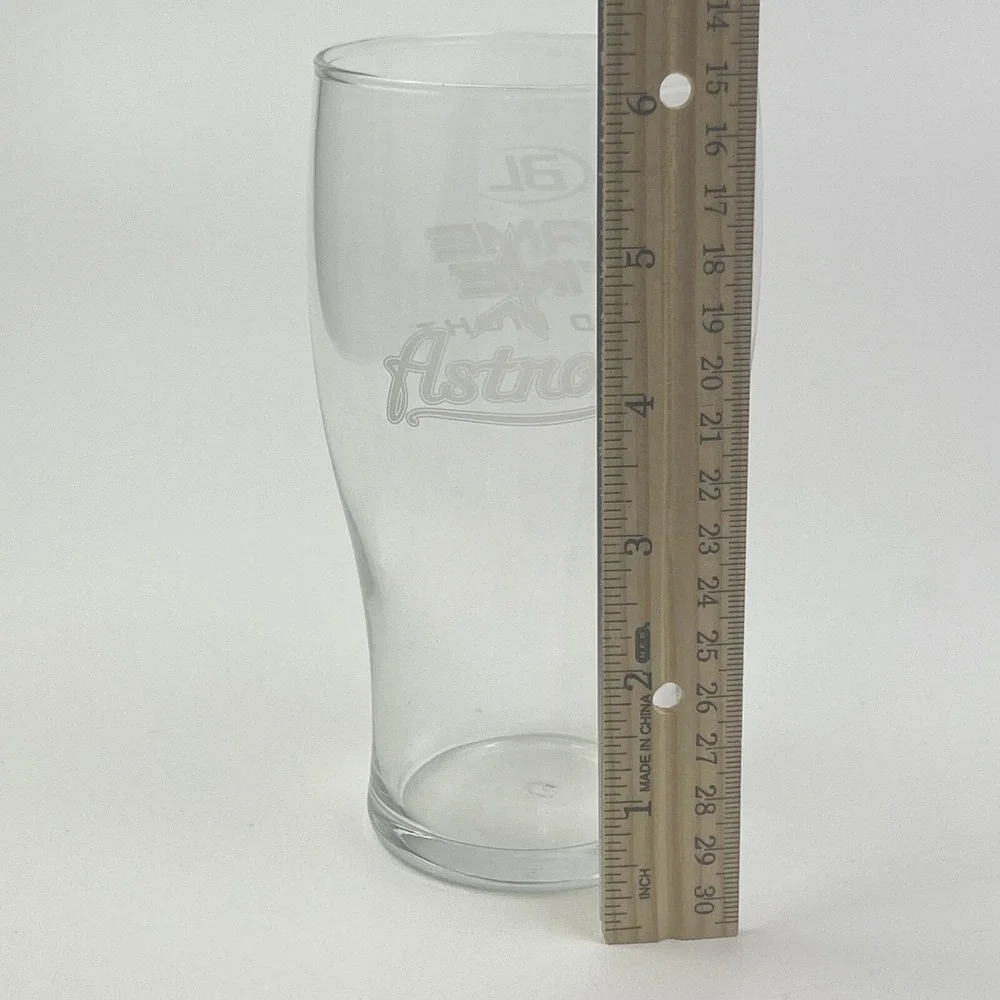 Houston Astros Pint Glass SGA Budweiser Beer Cup Mug MLB‎ Baseball