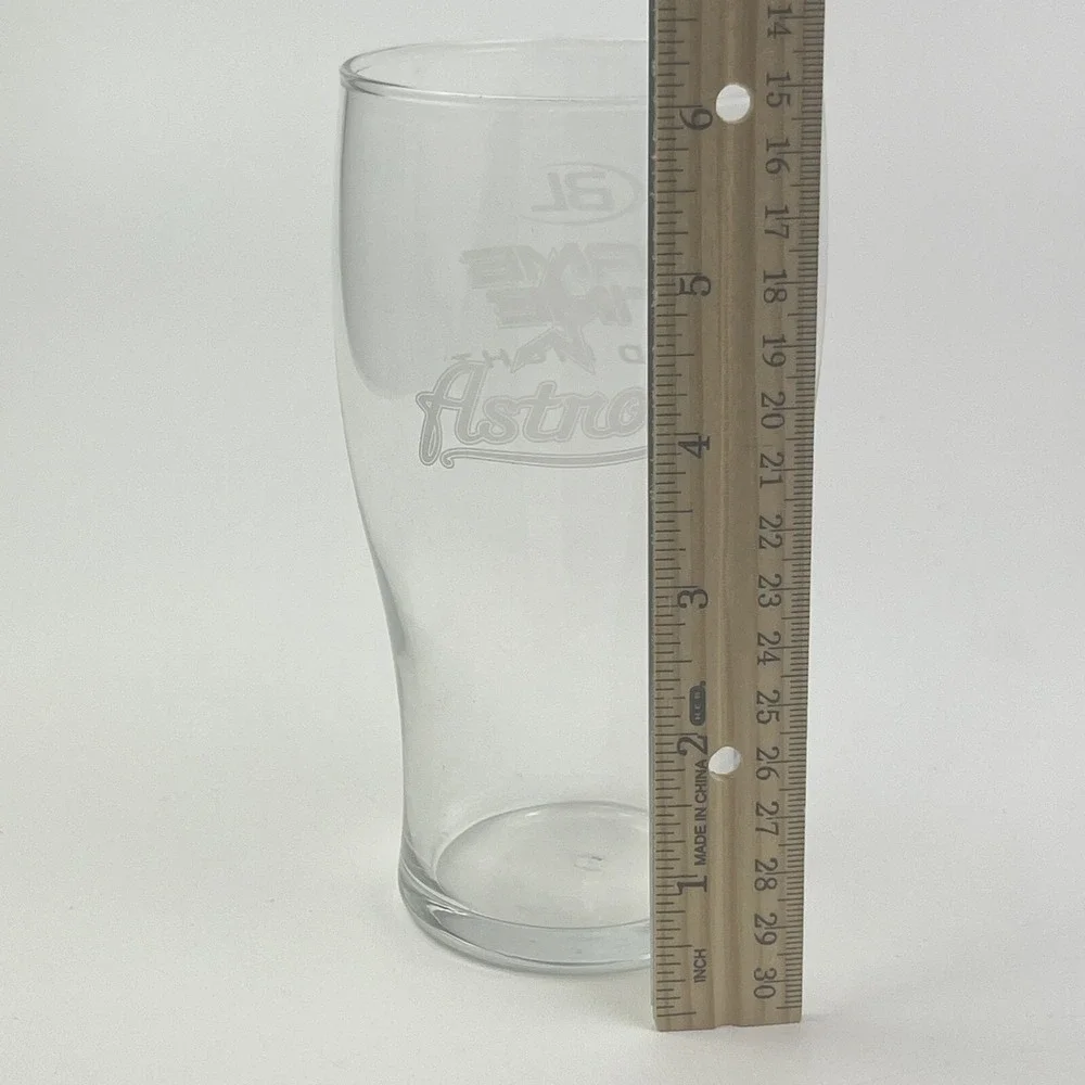 Houston Astros Pint Glass SGA Budweiser Beer Cup Mug MLB‎ Baseball
