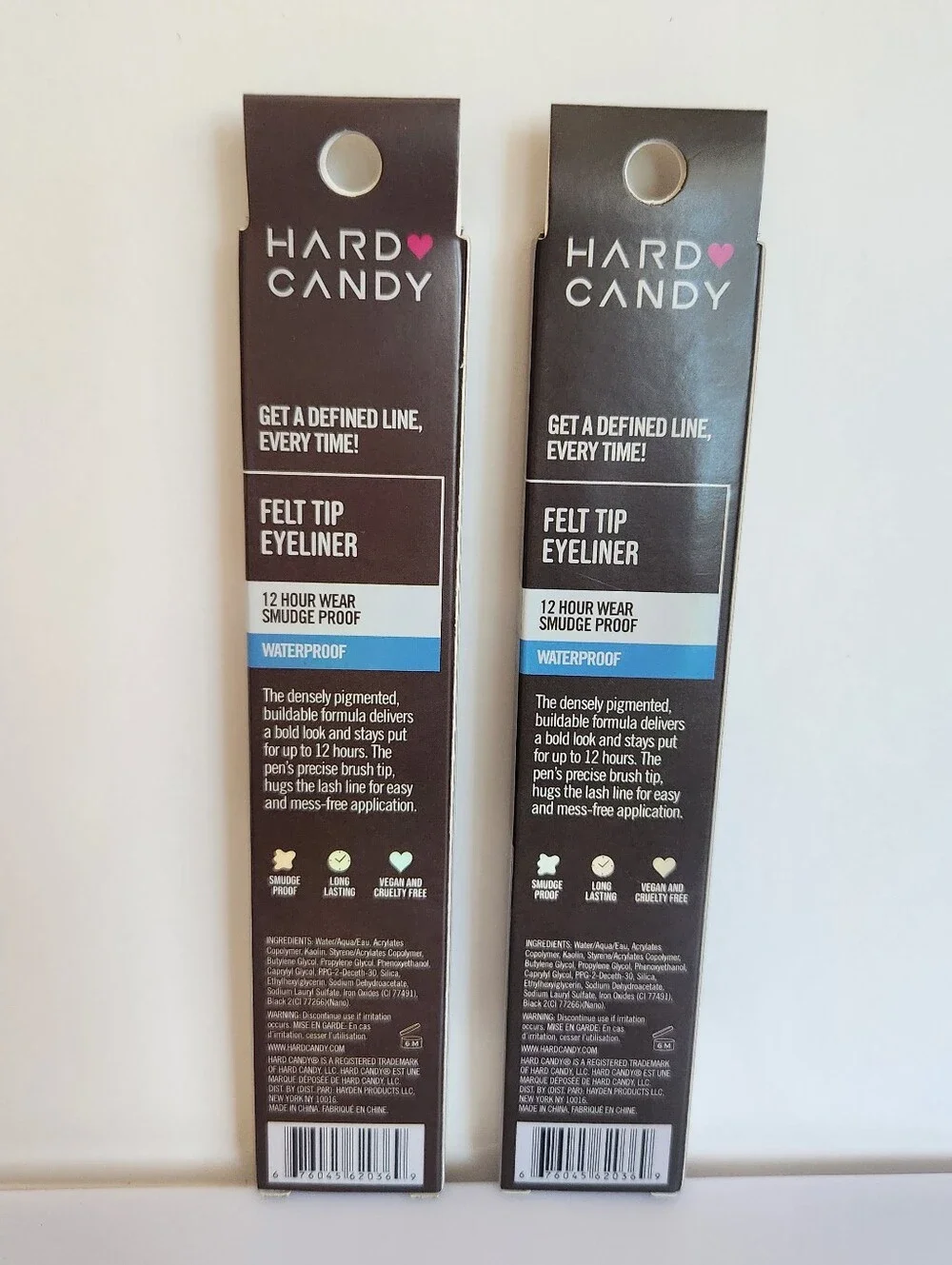 Lot of 2 #2036 Fudging Around Hard Candy Stroke of Gorgeous Felt Tip Eyeliner
