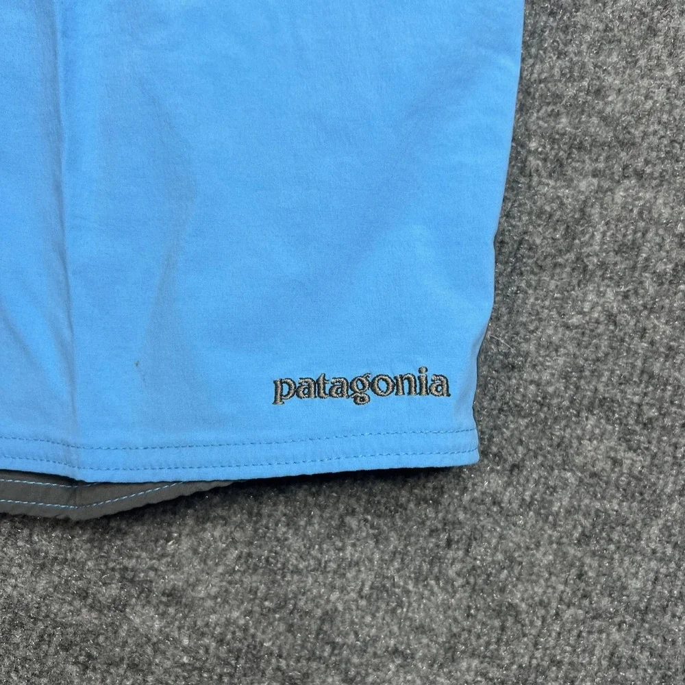 Patagonia Men's 36 Stretch Wavefarer Board Shorts‎ Swim Trunks Skipper Blue 21