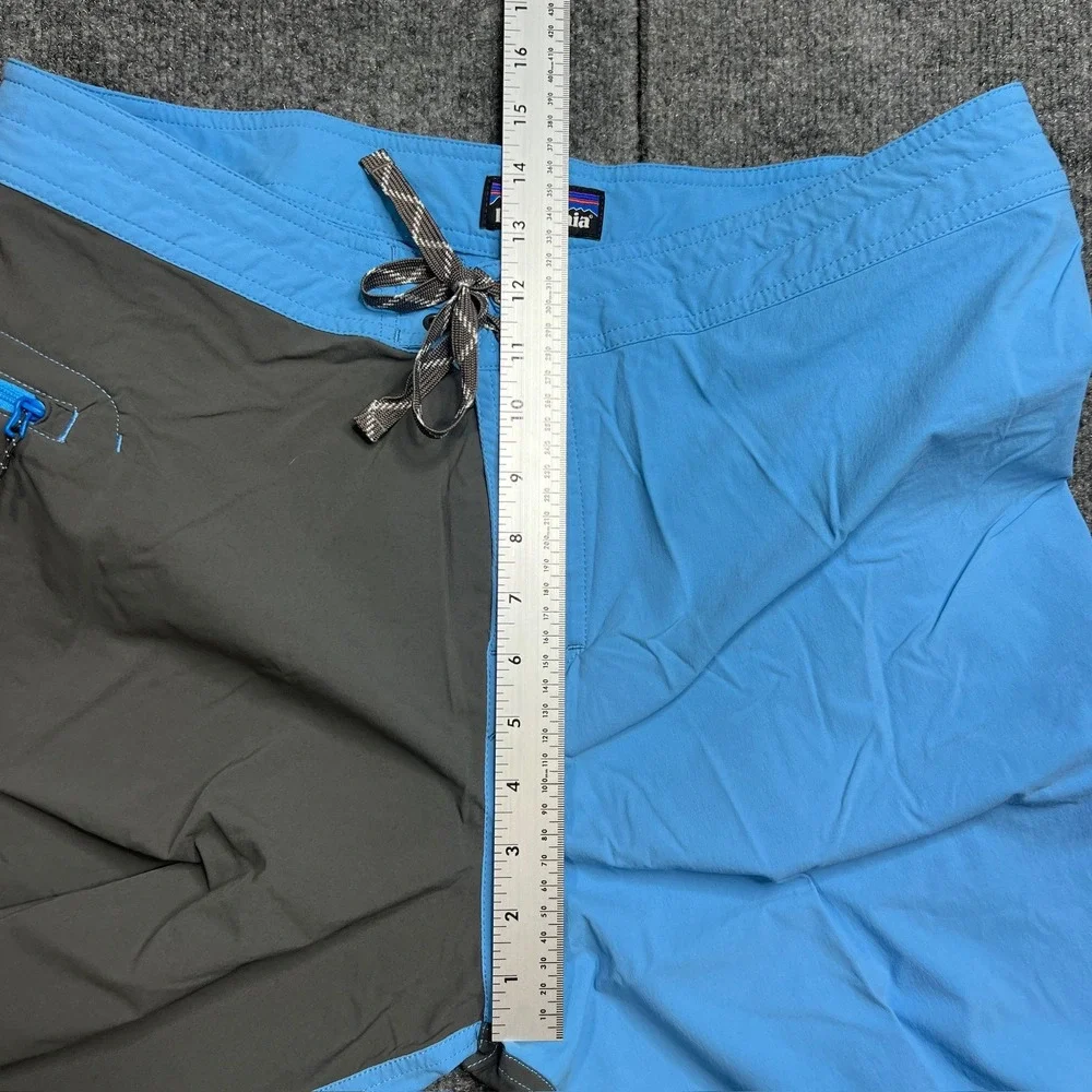 Patagonia Men's 36 Stretch Wavefarer Board Shorts‎ Swim Trunks Skipper Blue 21