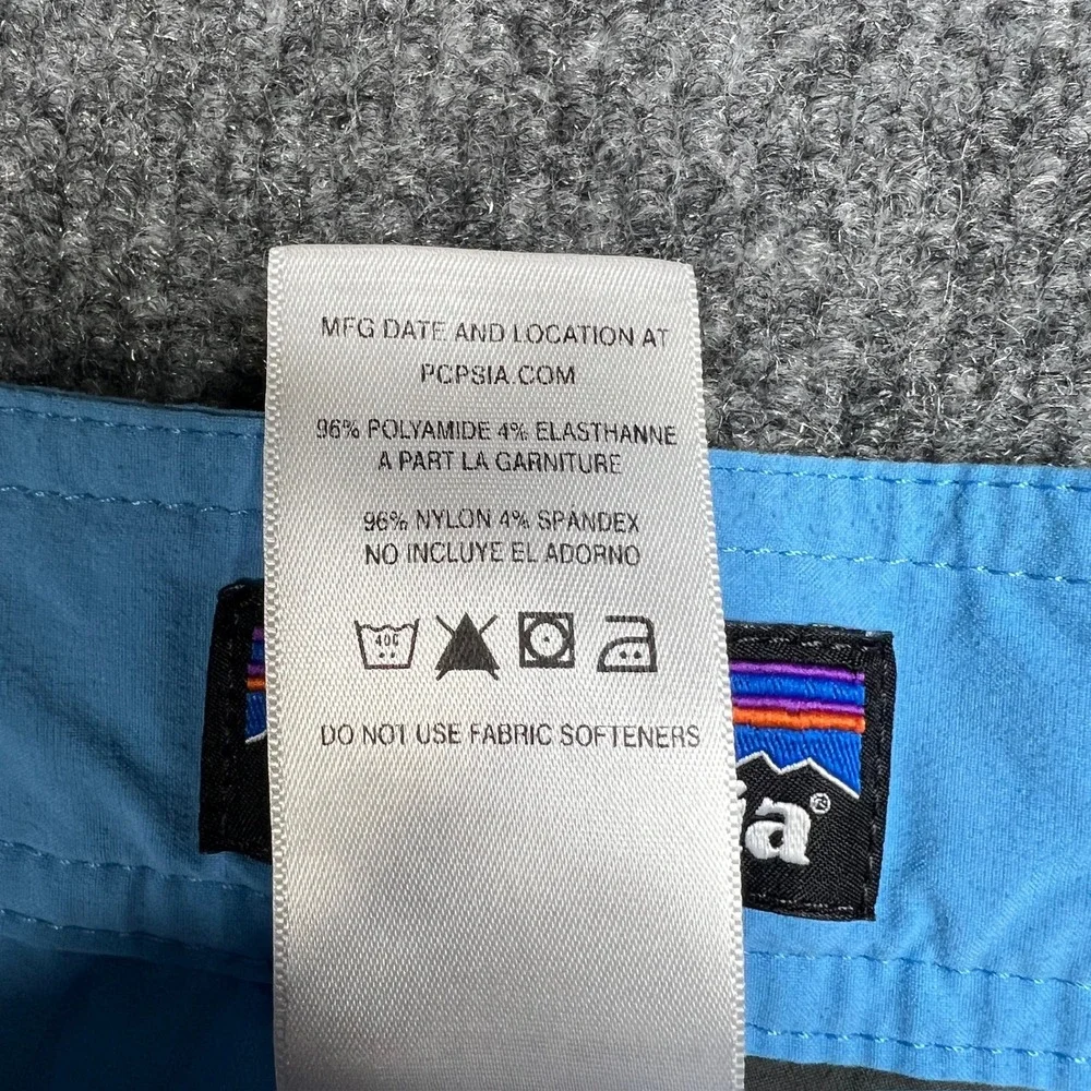 Patagonia Men's 36 Stretch Wavefarer Board Shorts‎ Swim Trunks Skipper Blue 21