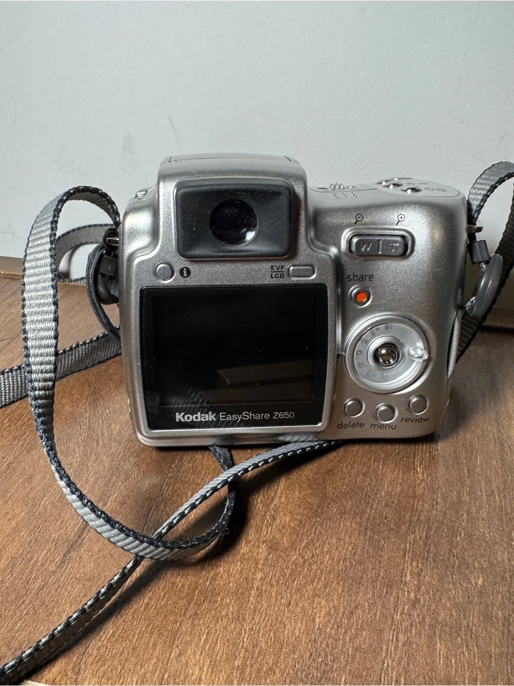 Kodak Silver and Black 10X Zoom Digital Camera with Strap