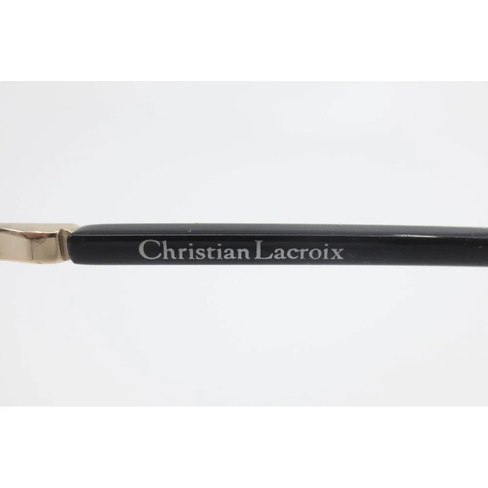 Christian Lacroix CL1102 090 Black Floral Cat Eye Eyeglass Frames 53-14-140