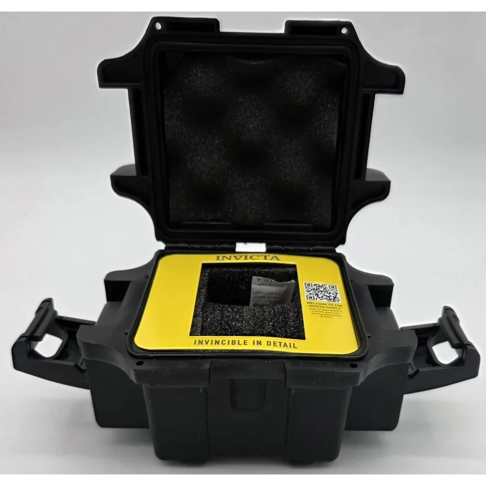 Invicta Watch Single Slot Hard Case Watch Storage Diver Box Black Box‎ Only New